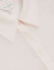 Women NORELLA - Sheer Organza Longline Sleeveless Blouse - Ted Baker