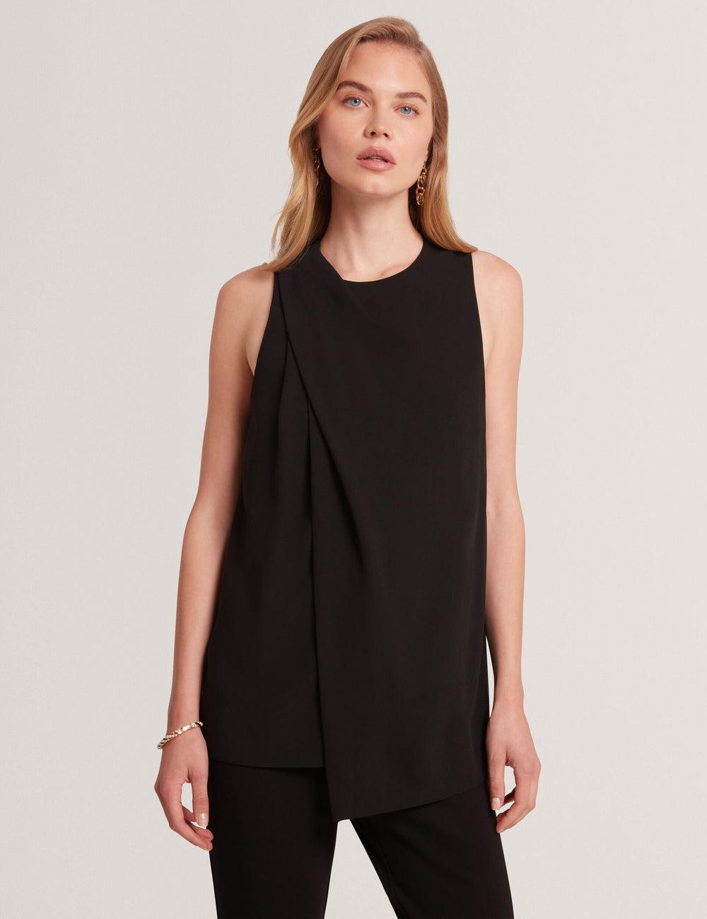 Women ICANA - Draped Front Asymmetric Sleeveless Top - Ted Baker