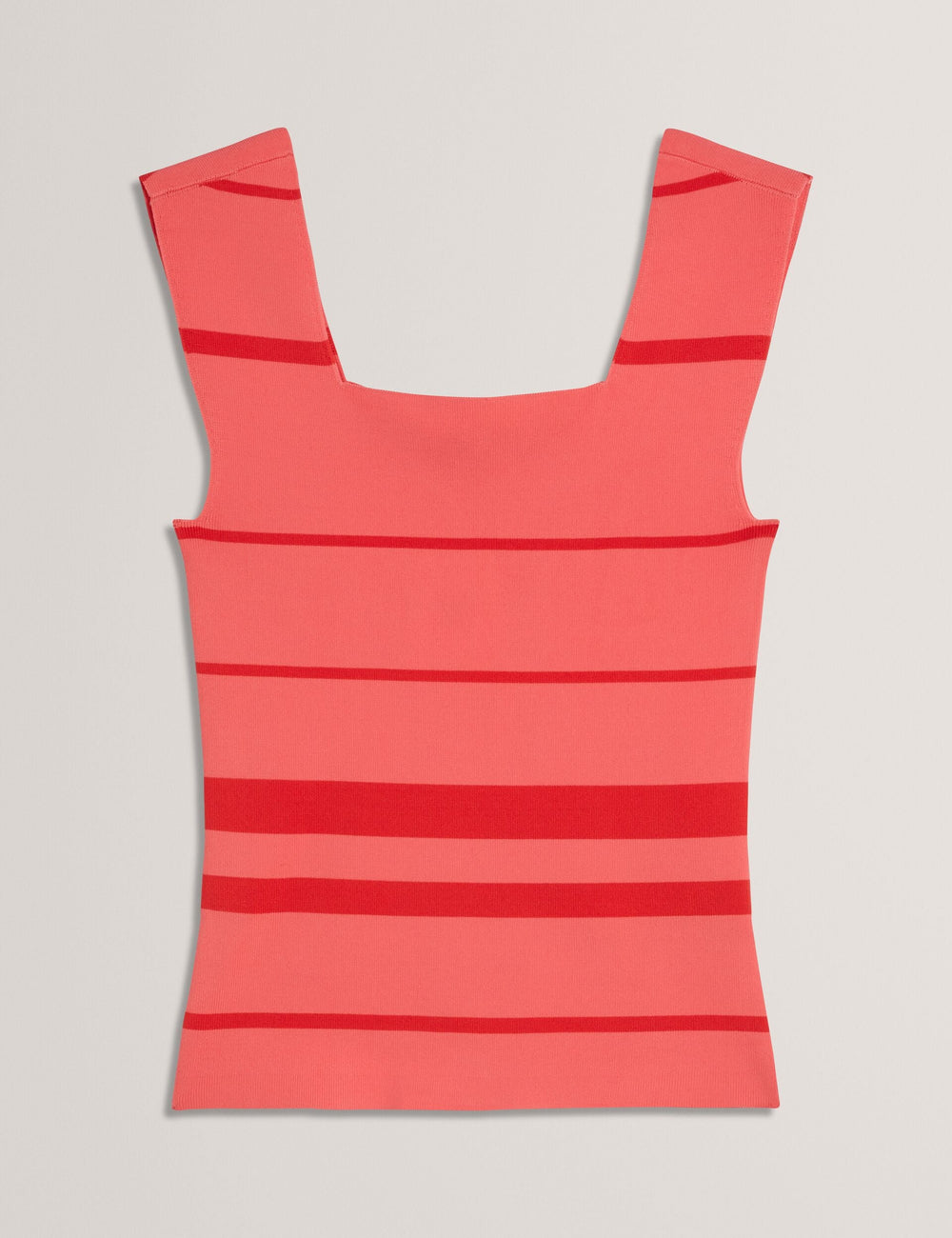 Women LAYDAA - Striped Knit Square Neck Sleeveless Top - Ted Baker
