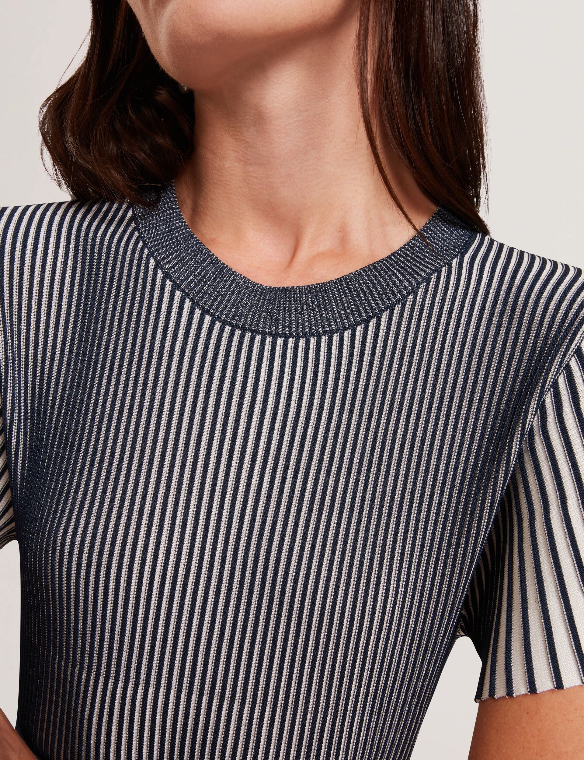 Women HETHRR - Textured Knit Fluted Short Sleeve Top - Ted Baker
