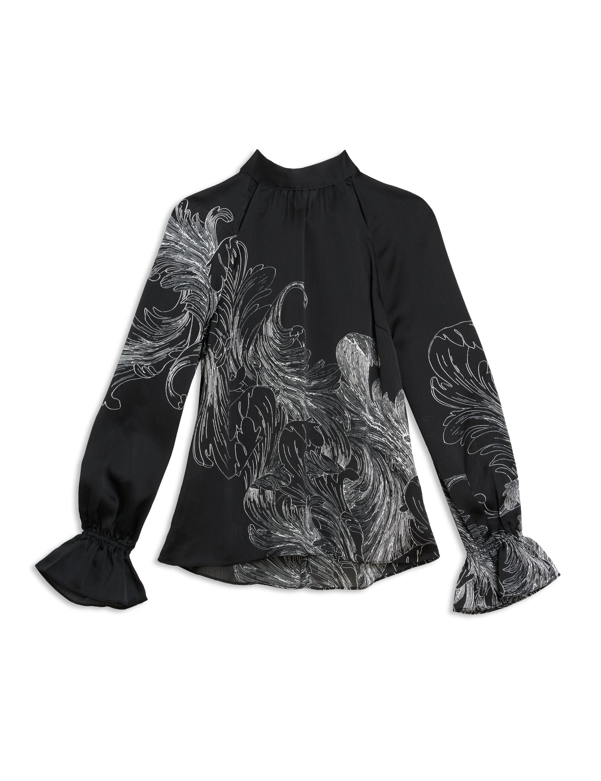 Women JOELLAH - High Neck Long Sleeve Blouse - Ted Baker
