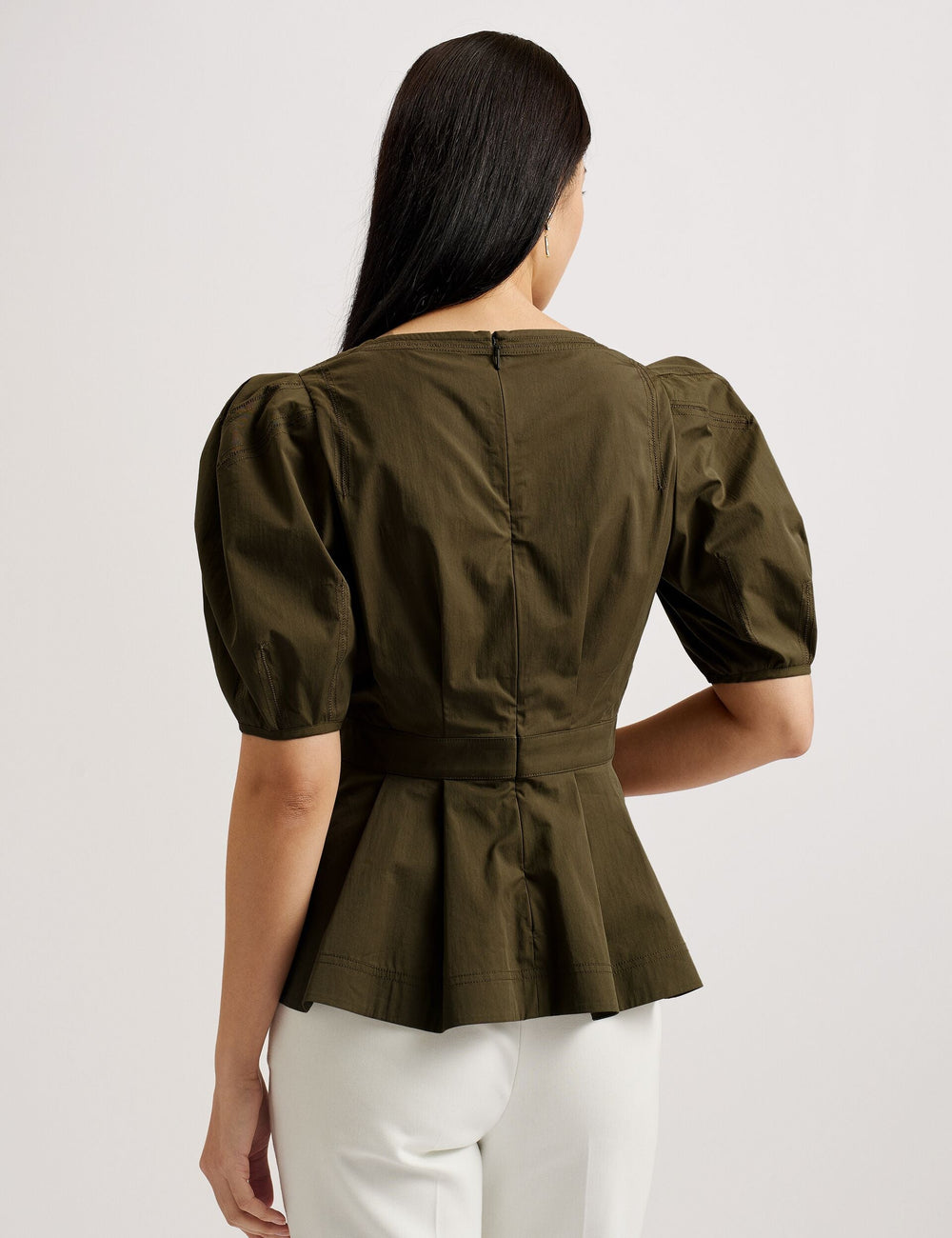 Women BURDUR - Peplum Fitted Top - Ted Baker