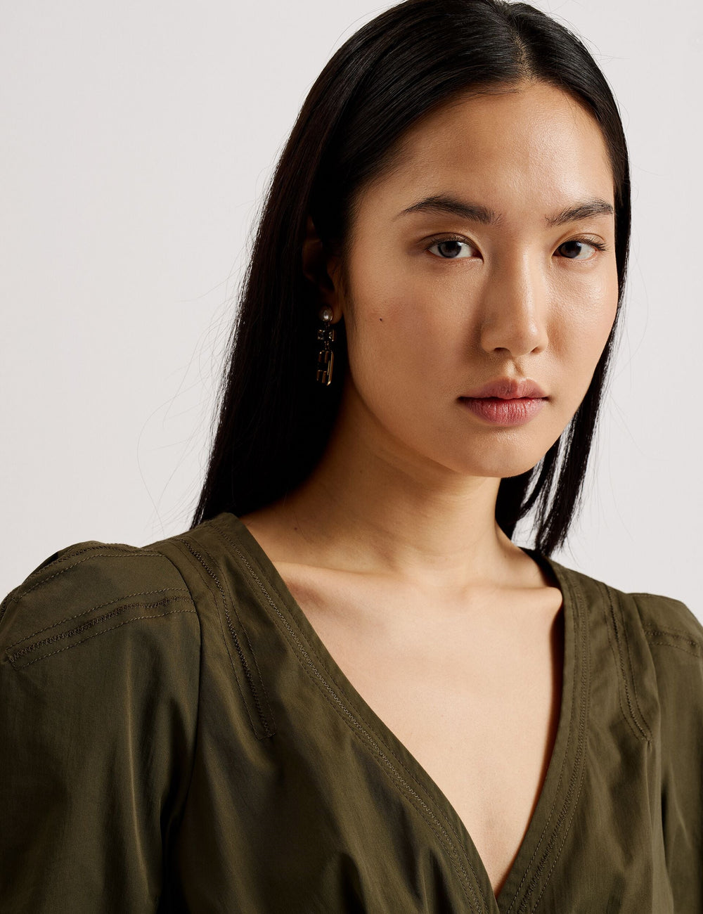 Women BURDUR - Peplum Fitted Top - Ted Baker