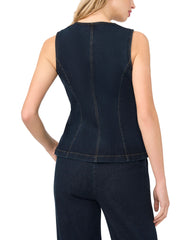Women GIA Sleeveless Denim Button-Up Top - Ted Baker