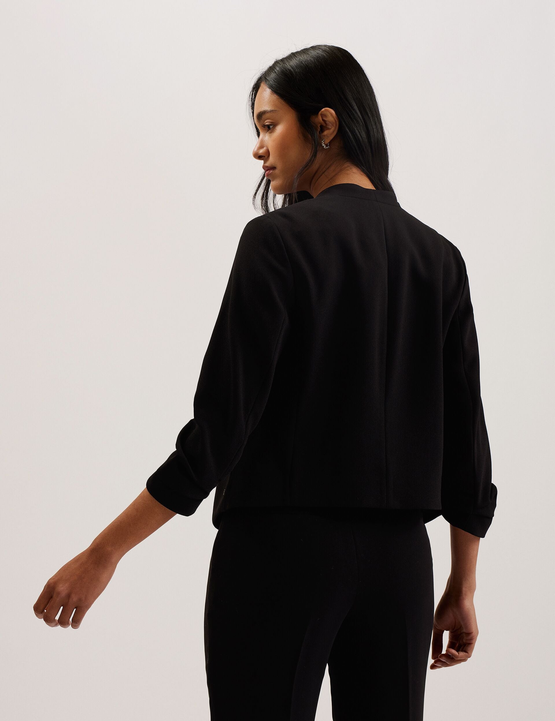 Women POPSY - 3/4 Sleeve Crop Jacket - Ted Baker