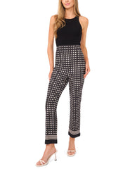 Women HEIDI Geometric Slim Leg Knit Pants - Ted Baker