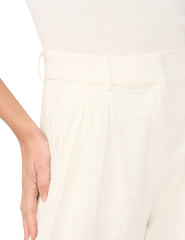 Women BEATRICE Linen Blend Tailored Wide Leg Pants - Ted Baker