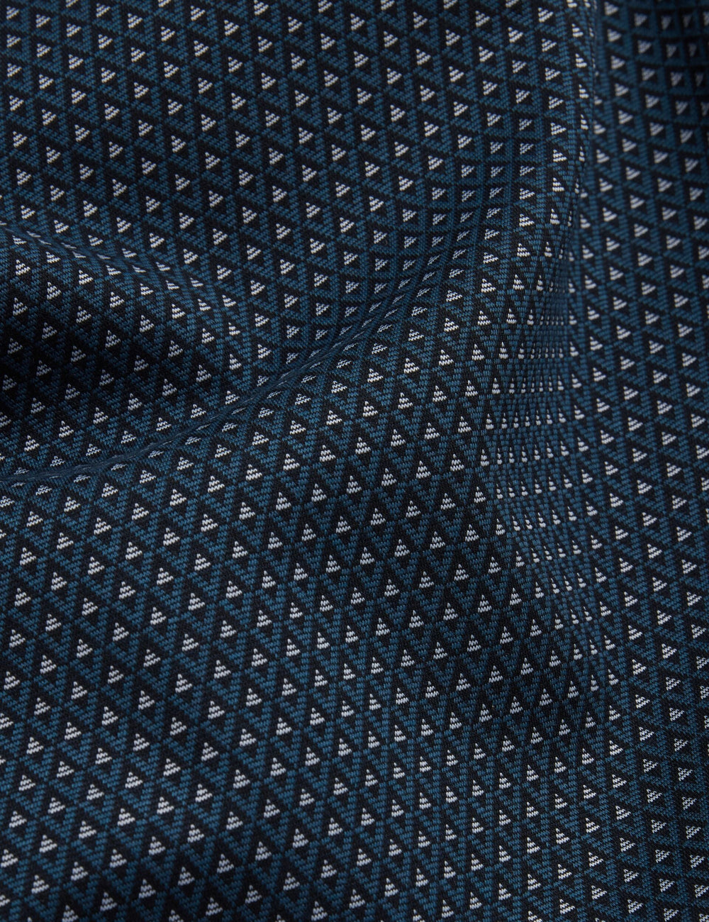 Sale|Men DURAND Micro Geo Jacquard Long Sleeve Polo - Ted Baker