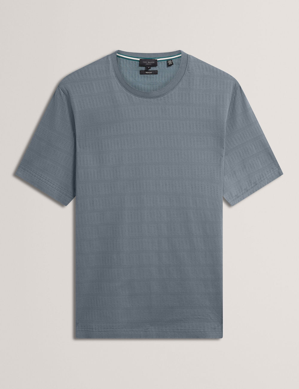 Sale|Men XADIEL - Short Sleeve Mixed Texture Stripe T-Shirt - Ted Baker