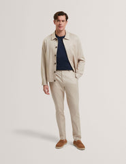 Men RUBINOJ - Smart Woven Cotton Harrington Jacket - Ted Baker