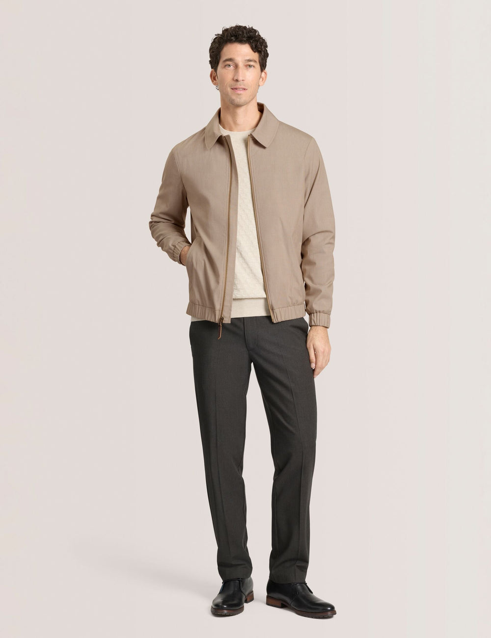 Men WINGATE Harrington Zip-Through Bomber Jacket - Ted Baker