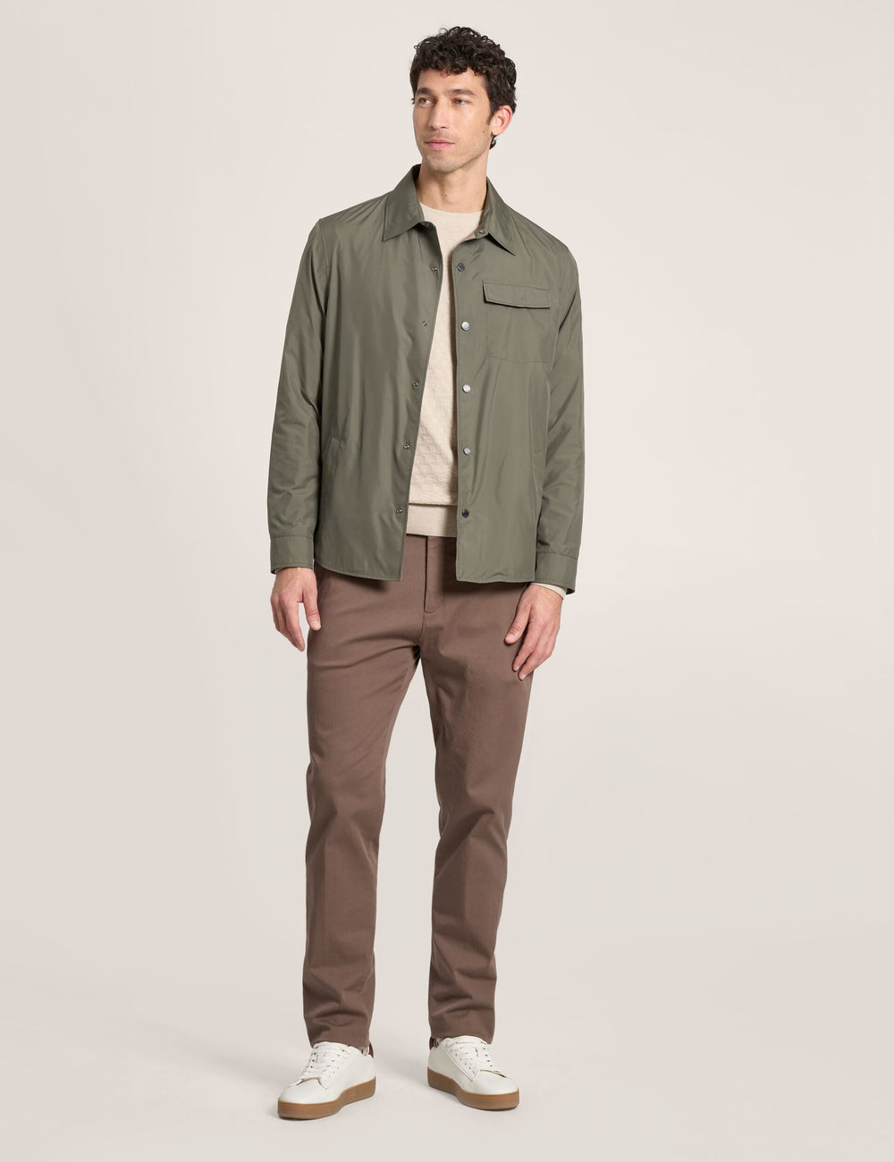 Men WALDEN Houndstooth Cotton Blend Coach Jacket - Ted Baker