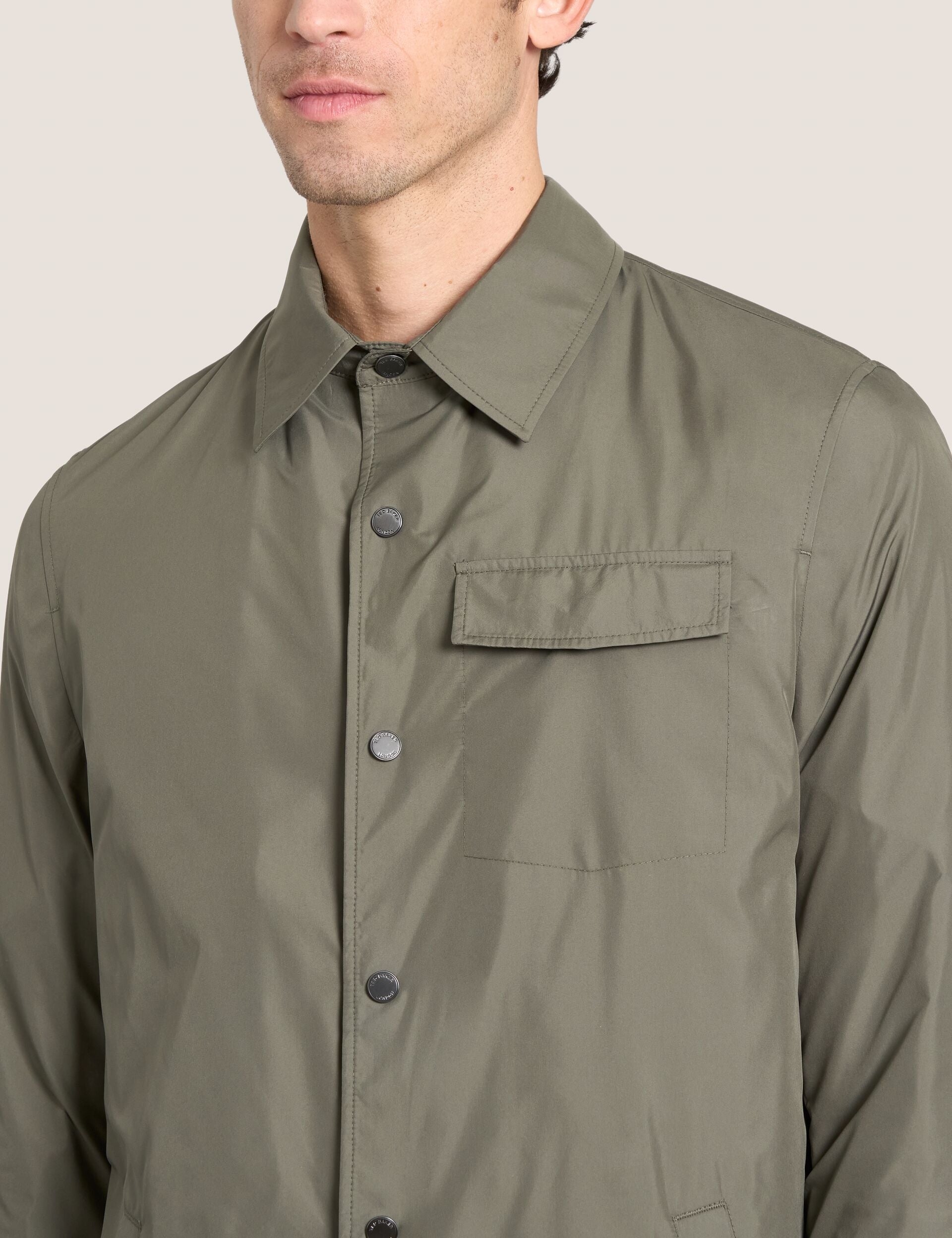 Men WALDEN Houndstooth Cotton Blend Coach Jacket - Ted Baker