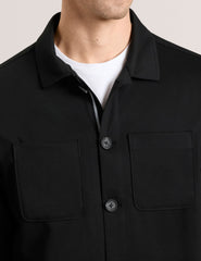 Men BUTTON FRONT SHACKET Woven Button Through Shirt Jacket - Ted Baker