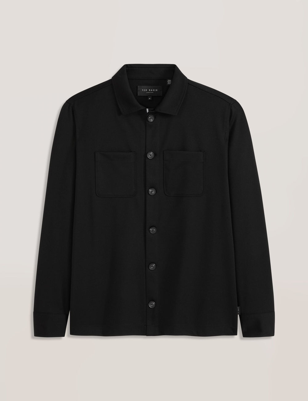 Men BUTTON FRONT SHACKET Woven Button Through Shirt Jacket - Ted Baker