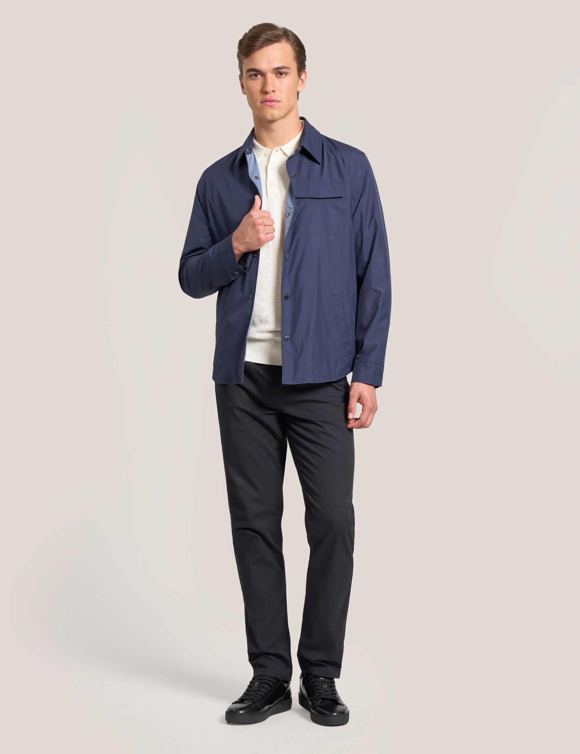 Men WALDEN Cotton Blend Coach Jacket - Ted Baker