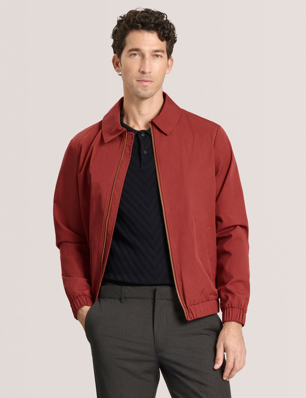 Men WINGATE Harrington Zip-Through Bomber Jacket - Ted Baker