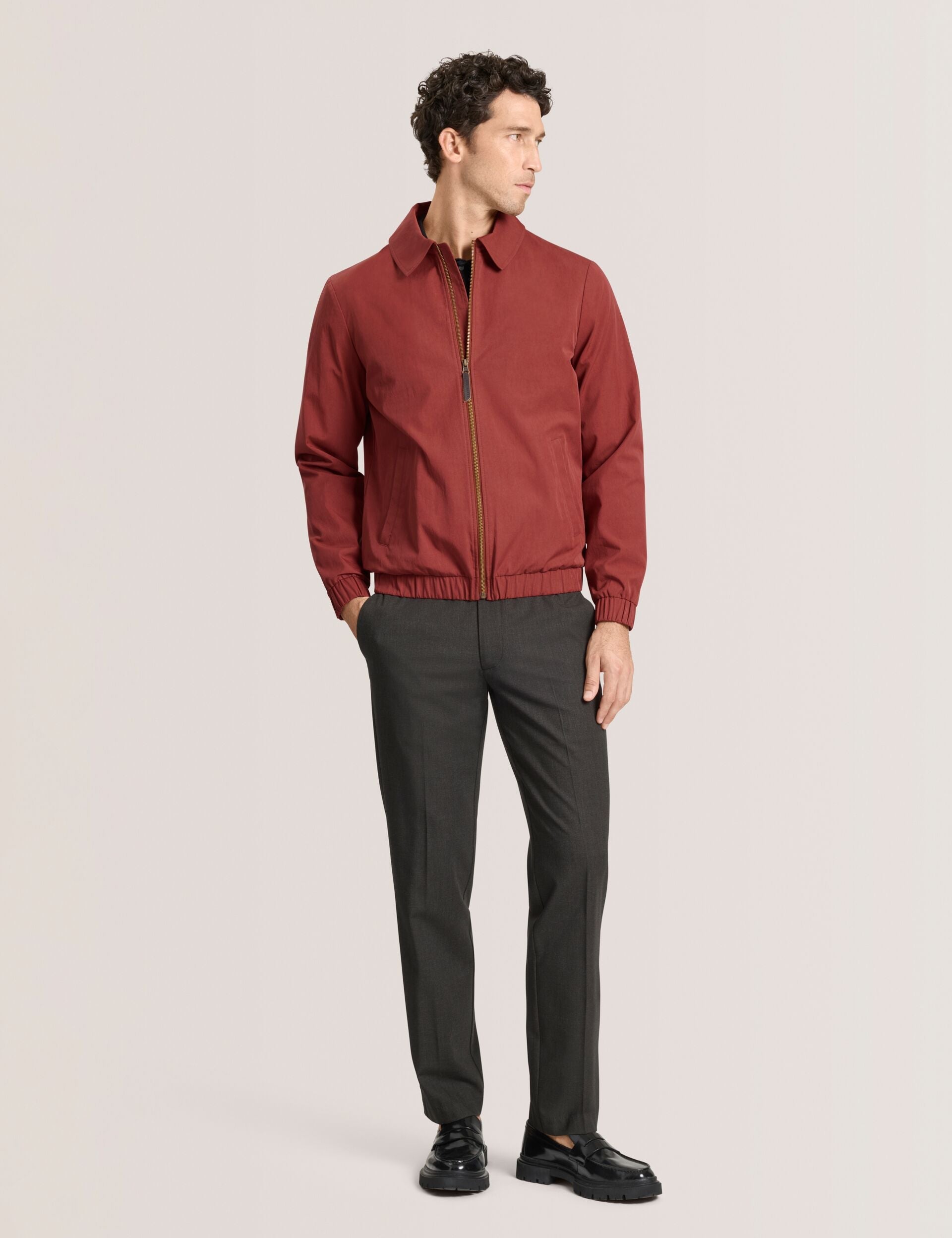Men WINGATE Harrington Zip-Through Bomber Jacket - Ted Baker