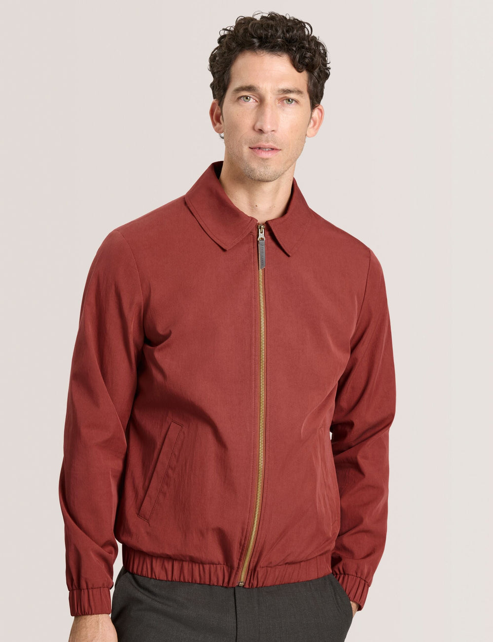Men WINGATE Harrington Zip-Through Bomber Jacket - Ted Baker