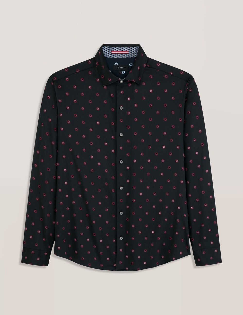 Men SOREN - Long Sleeve Daisy Print Shirt - Ted Baker