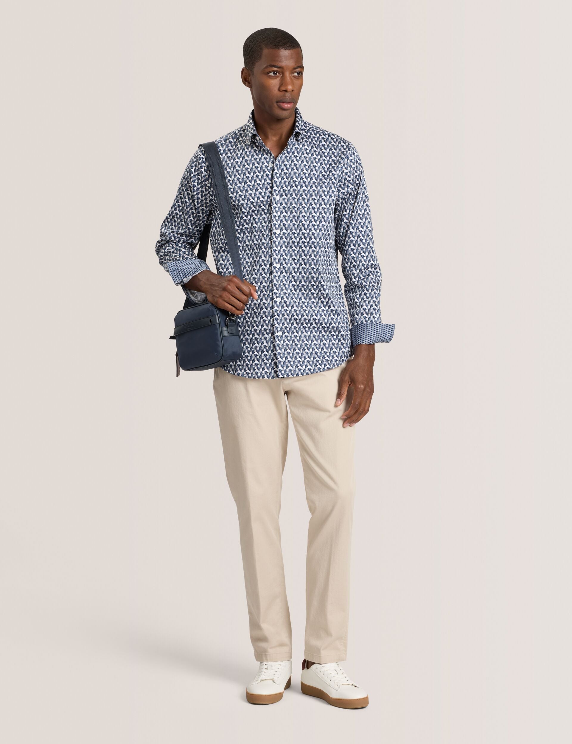 Men SOREN - Long Sleeve Archie Print Shirt - Ted Baker
