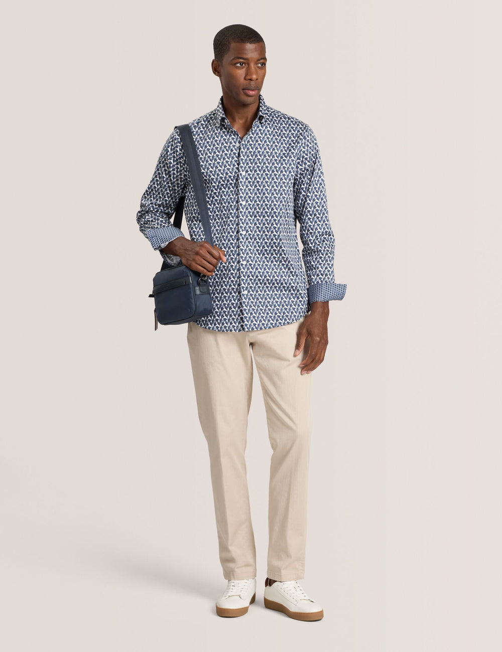 Men SOREN - Long Sleeve Archie Print Shirt - Ted Baker