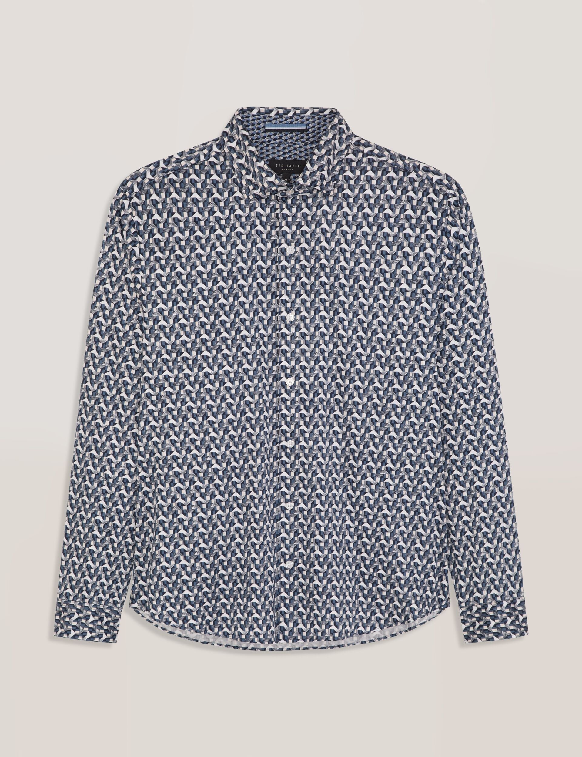 Men SOREN - Long Sleeve Archie Print Shirt - Ted Baker