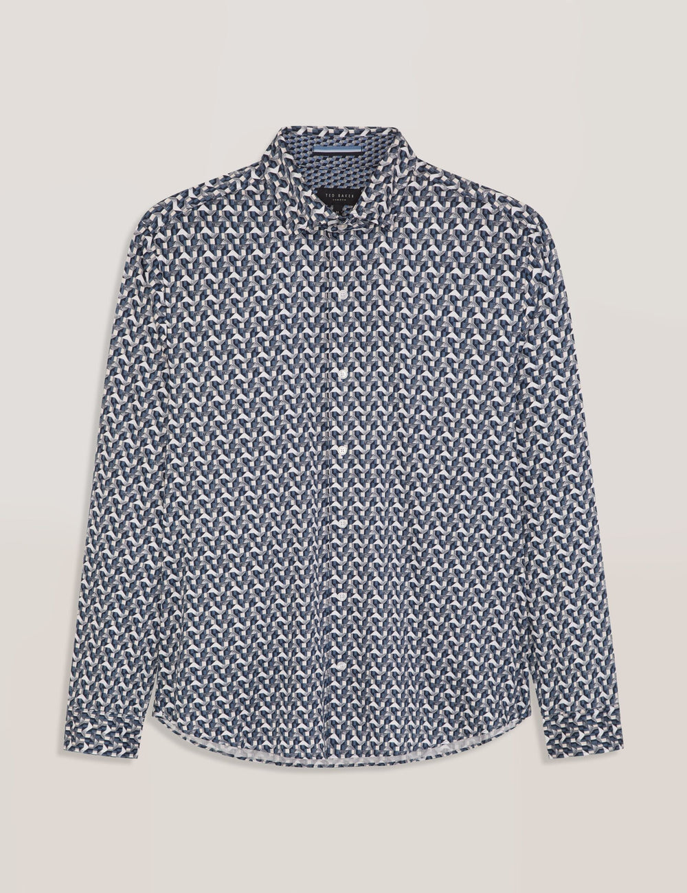 Men SOREN - Long Sleeve Archie Print Shirt - Ted Baker