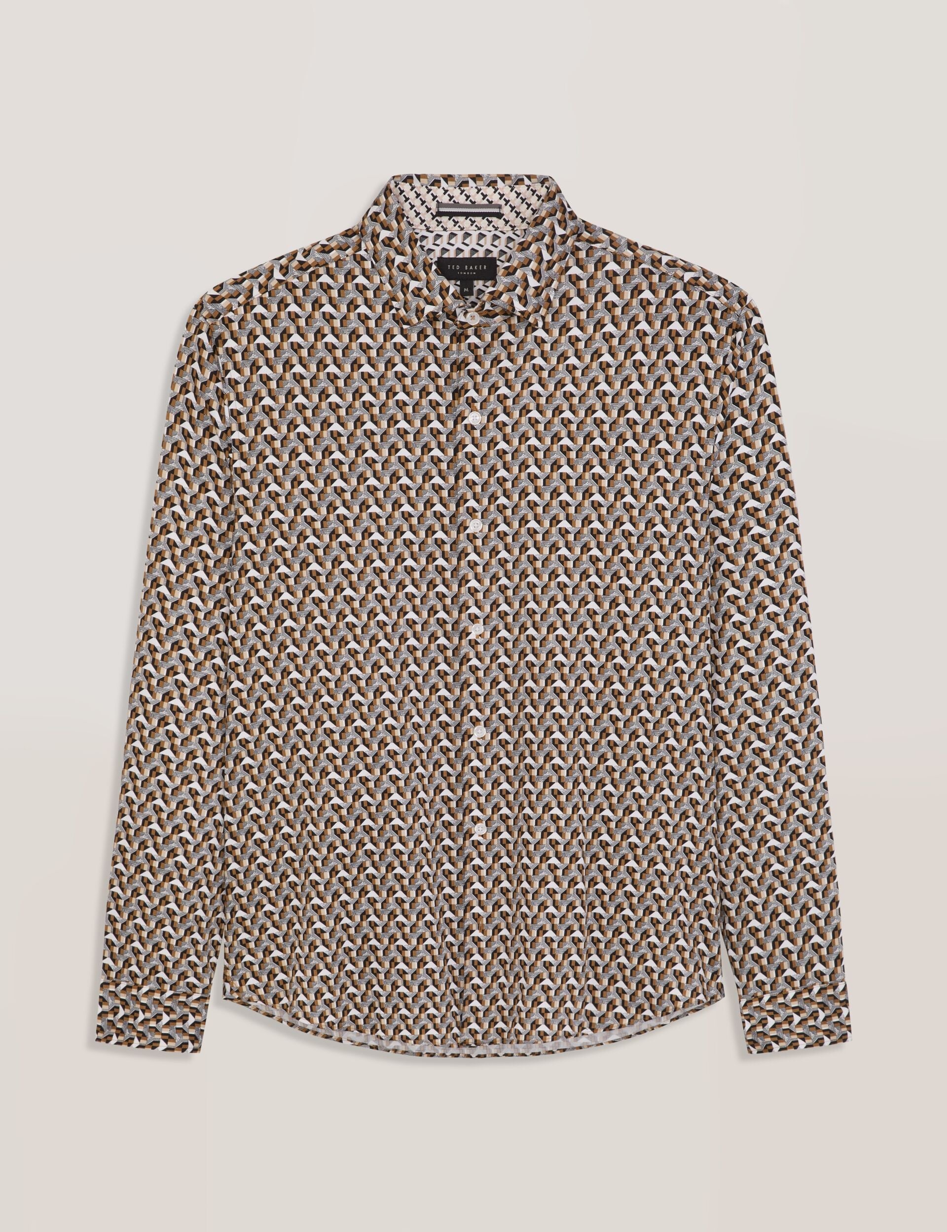 Men SOREN - Long Sleeve Archie Print Shirt - Ted Baker
