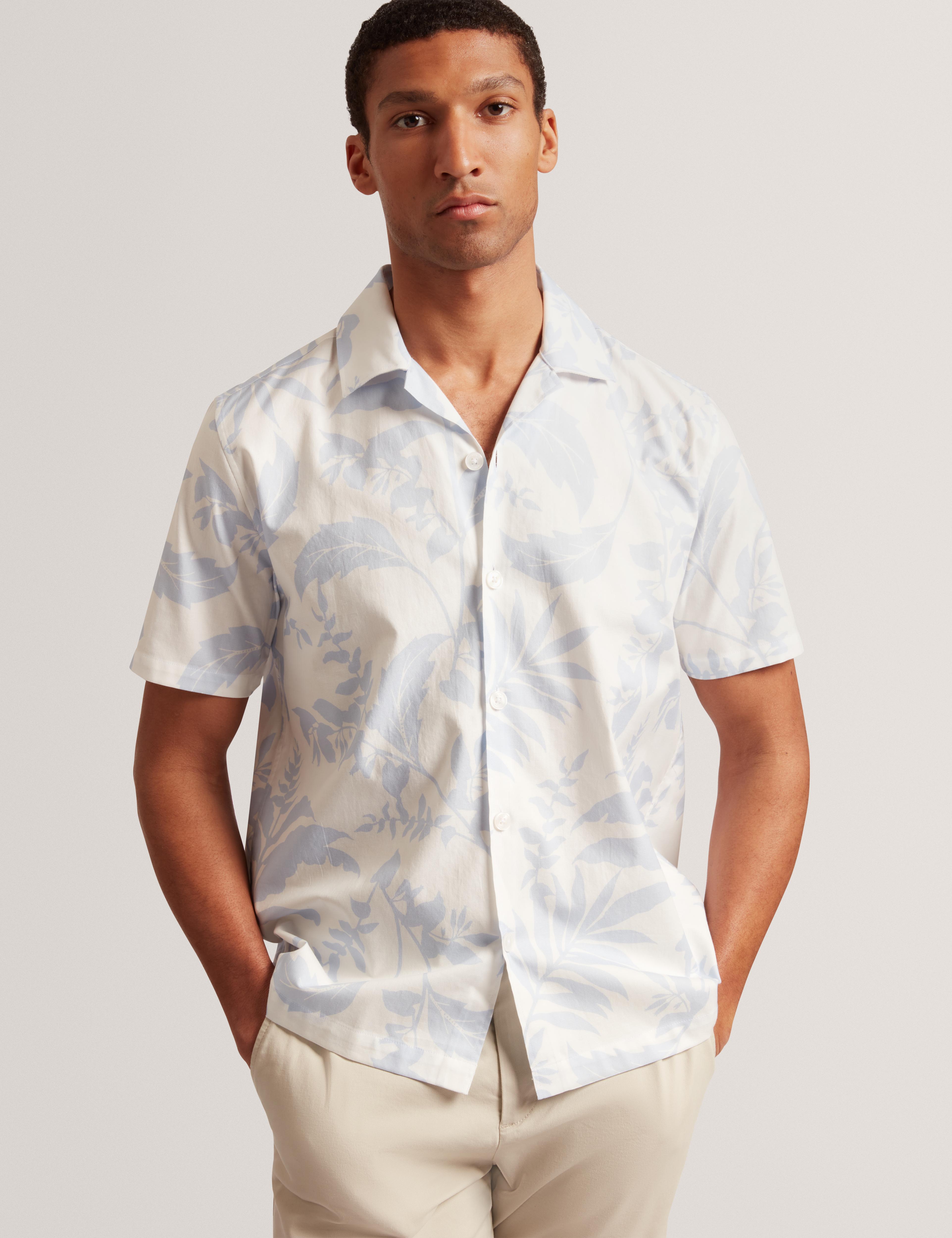 Men KITS - Short Sleeve Relaxed Floral Print Shirt - Ted Baker