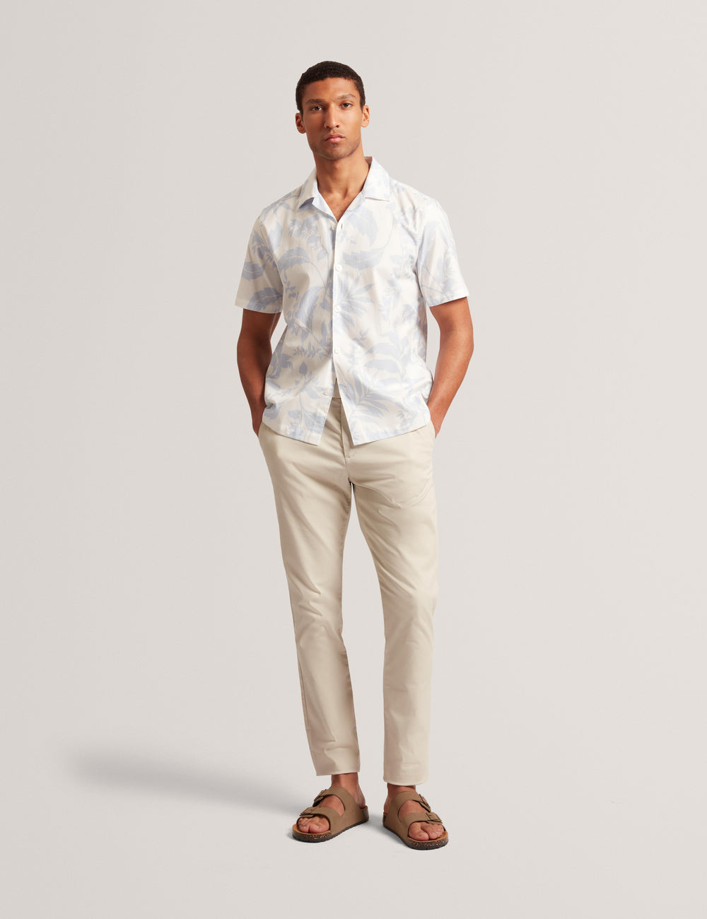 Men KITS - Short Sleeve Relaxed Floral Print Shirt - Ted Baker