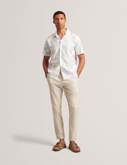 Men KITS - Short Sleeve Relaxed Floral Print Shirt - Ted Baker
