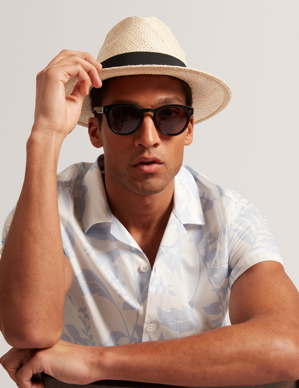 Men KITS - Short Sleeve Relaxed Floral Print Shirt - Ted Baker