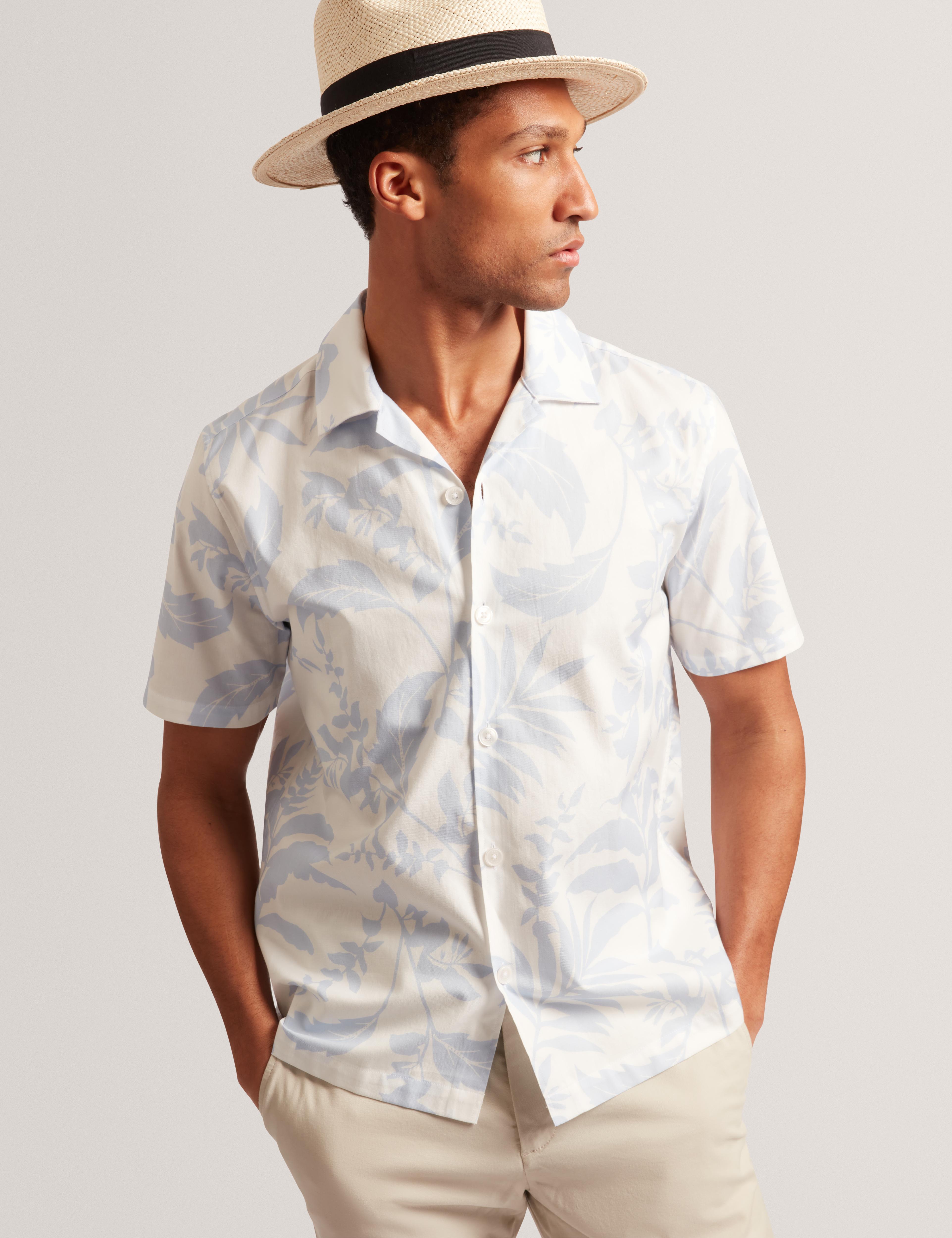 Men KITS - Short Sleeve Relaxed Floral Print Shirt - Ted Baker