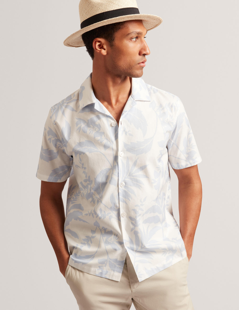 Men KITS - Short Sleeve Relaxed Floral Print Shirt - Ted Baker