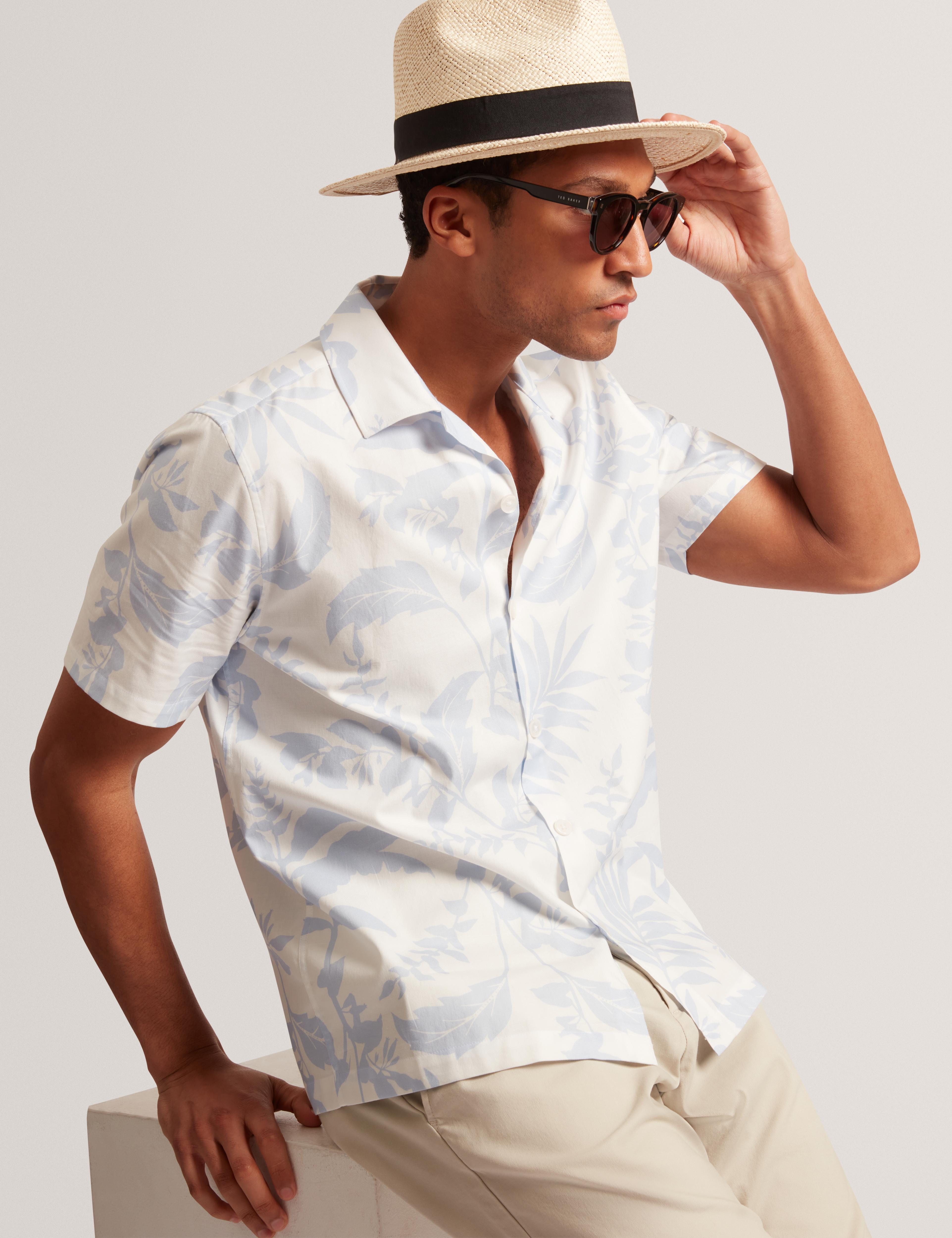 Men KITS - Short Sleeve Relaxed Floral Print Shirt - Ted Baker