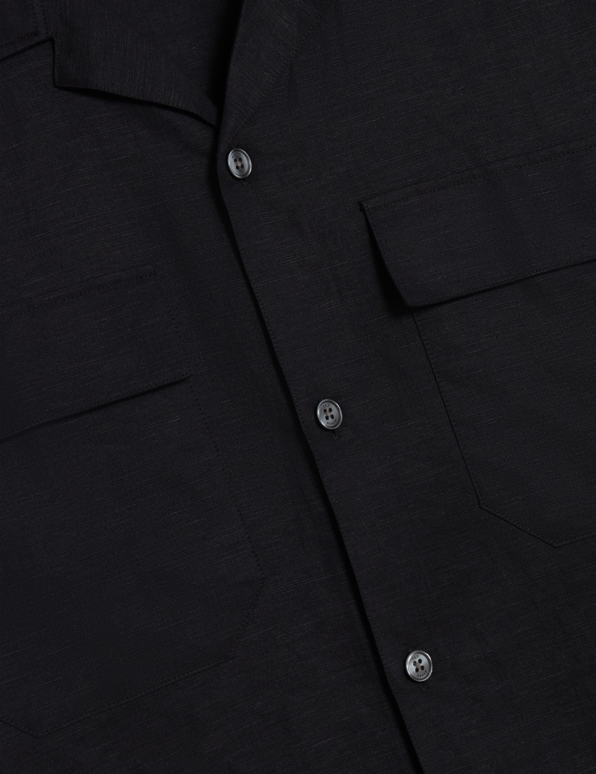 Men WHETHER - Short Sleeve Regular Fit Double Pocket Shirt - Ted Baker