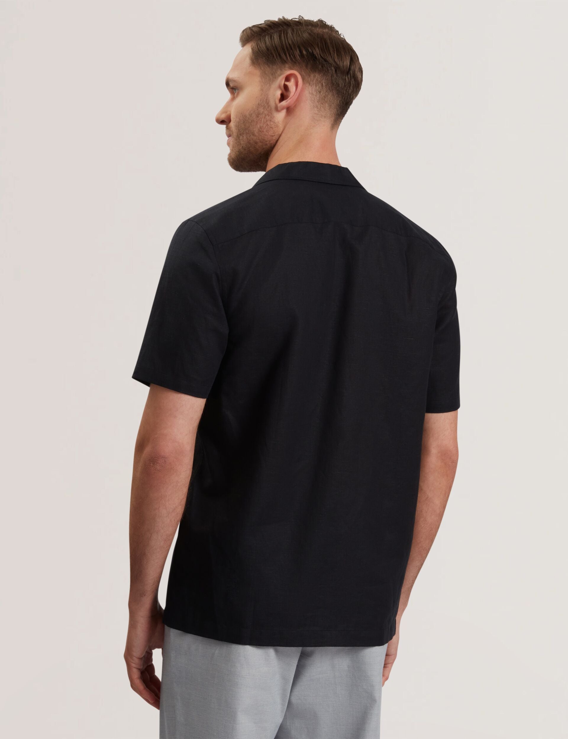 Men WHETHER - Short Sleeve Regular Fit Double Pocket Shirt - Ted Baker