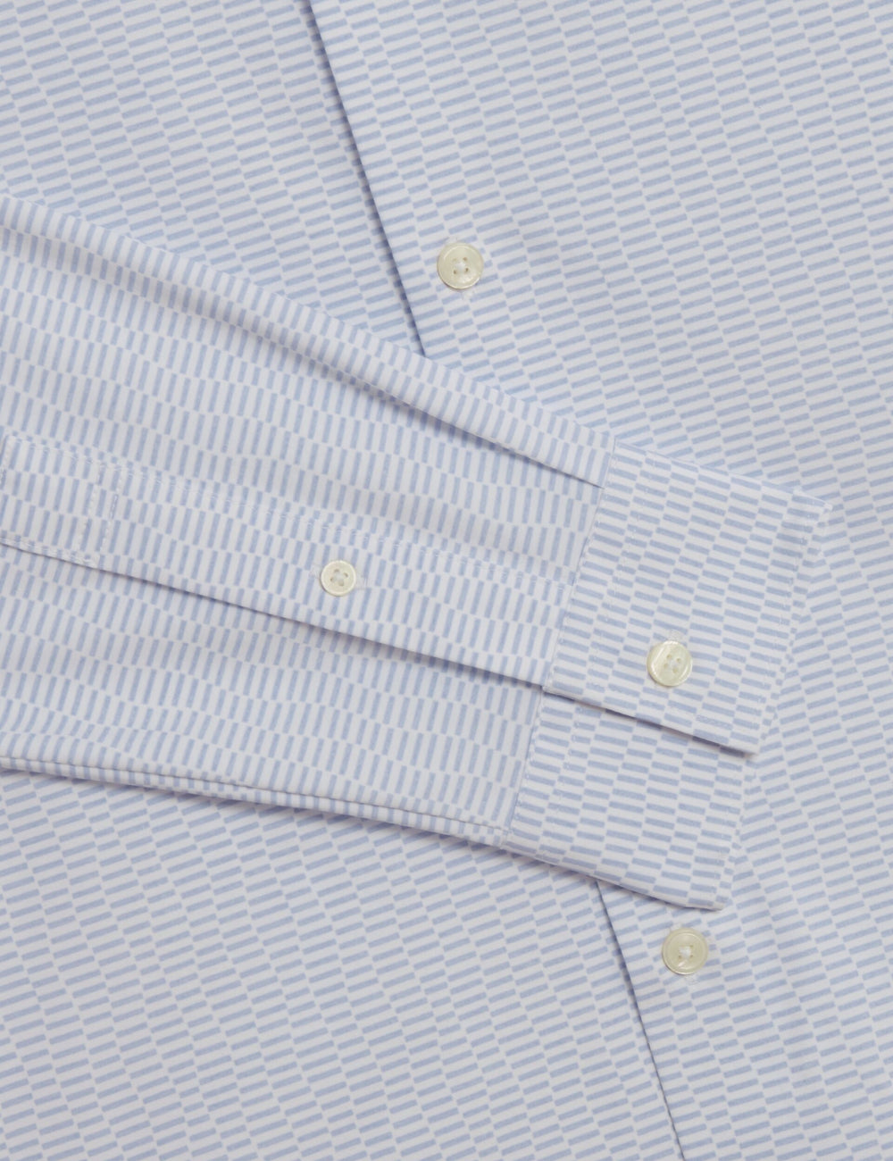 Men WAVEY - Long Sleeve Geo Print Shirt - Ted Baker