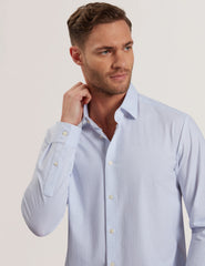 Men WAVEY - Long Sleeve Geo Print Shirt - Ted Baker