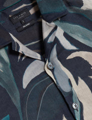 Men ROGNSKI - Relaxed Floral Short Sleeve Linen Shirt - Ted Baker