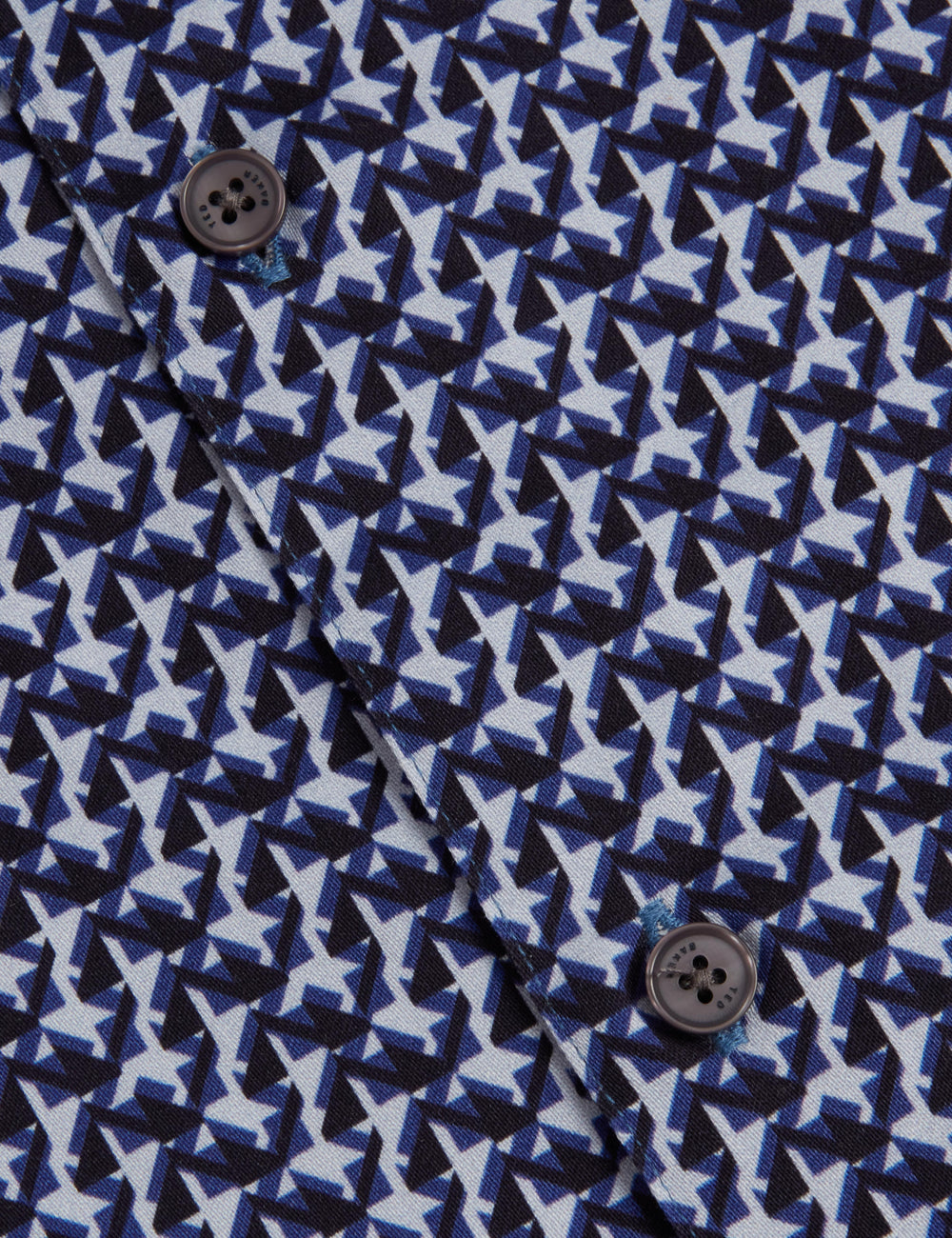 Men ALPHSO SS Regular Fit Geo Shirt - Ted Baker