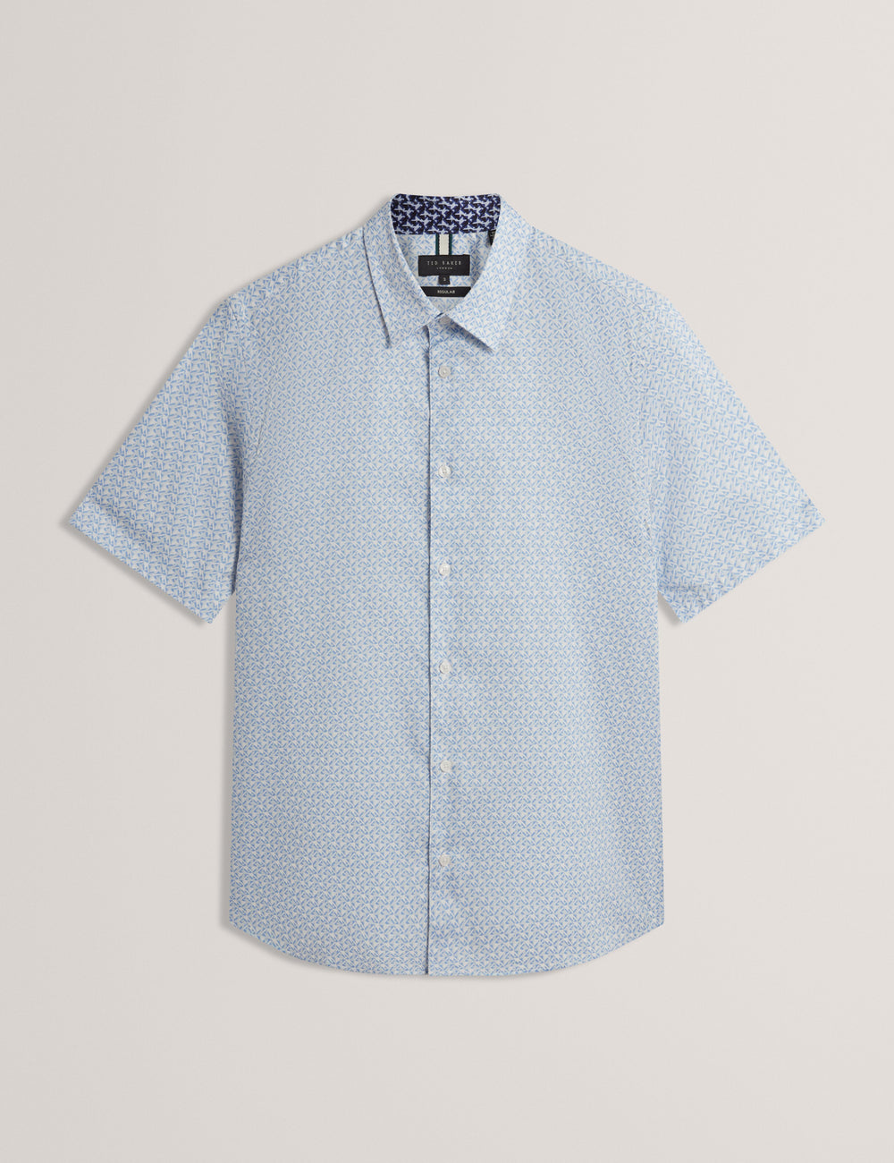 Men ALPHSO - SS Regular Fit Geo Shirt - Ted Baker