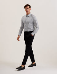 Men JOSHHY - Slim Fit Geometric Long Sleeve Shirt - Ted Baker