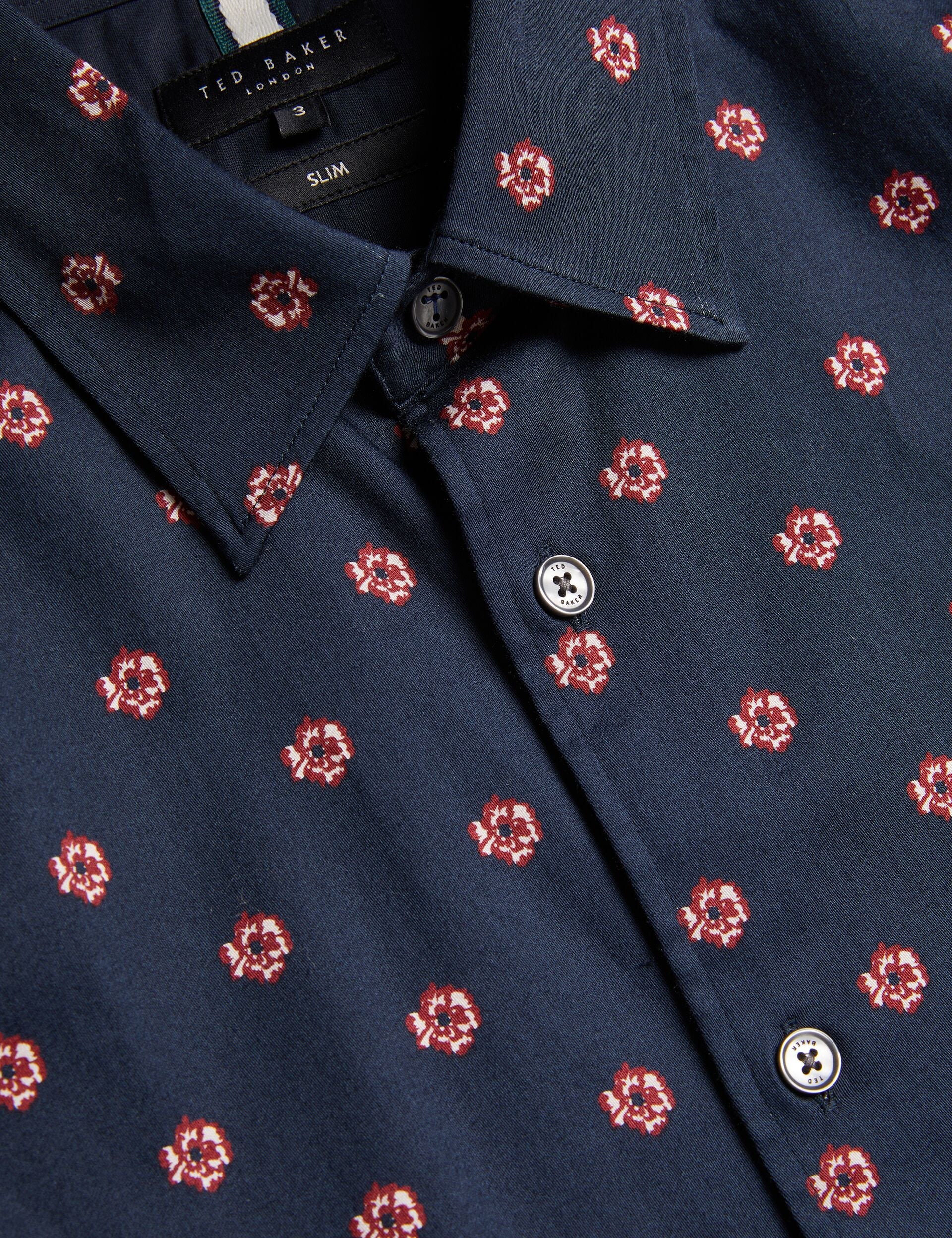 Men MIKCEAL - Floral Pattern Slim Fit Shirt - Ted Baker