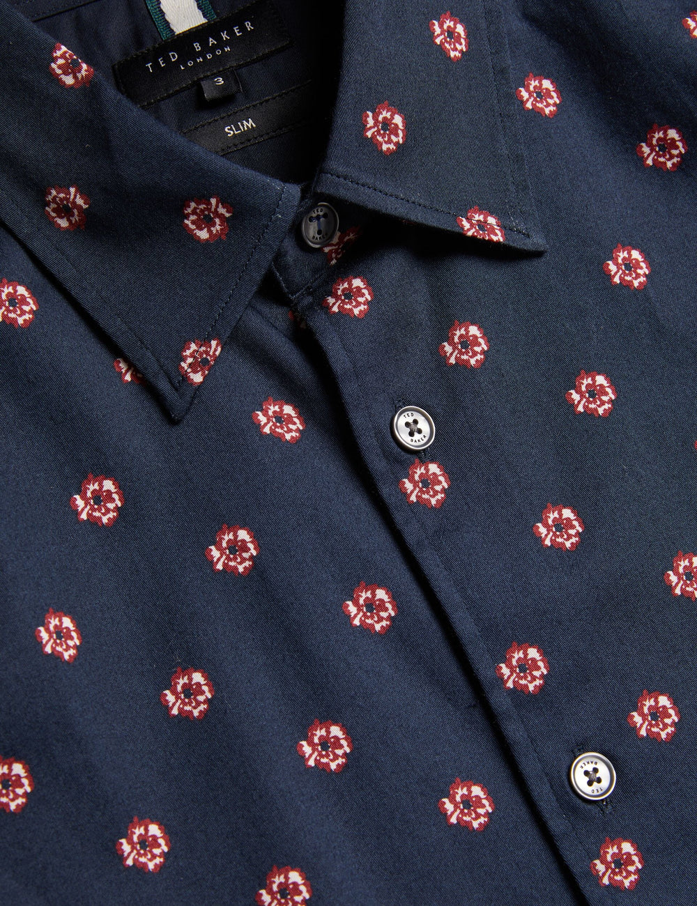 Men MIKCEAL - Floral Pattern Slim Fit Shirt - Ted Baker