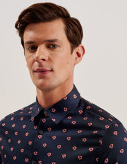 Men MIKCEAL - Floral Pattern Slim Fit Shirt - Ted Baker