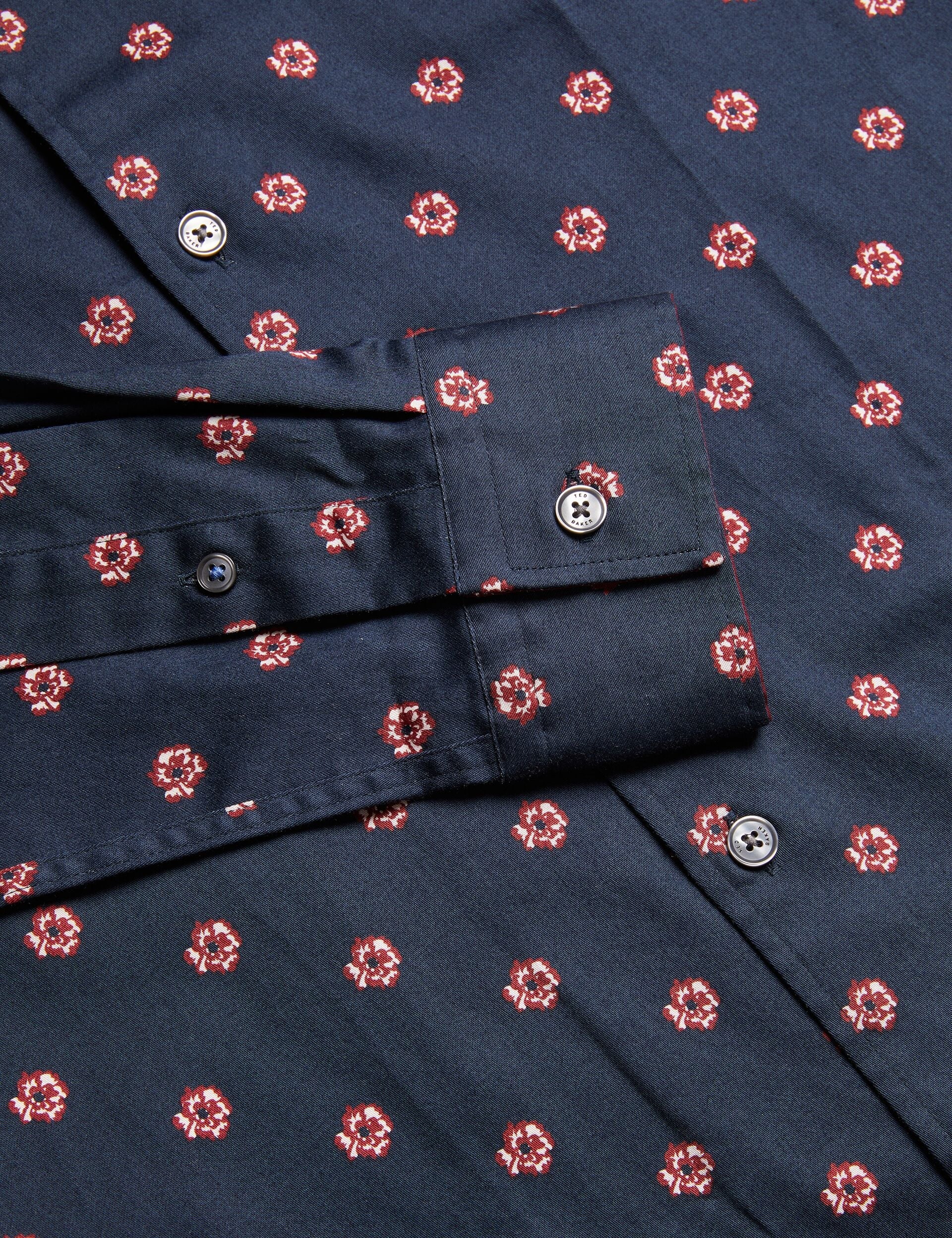 Men MIKCEAL - Floral Pattern Slim Fit Shirt - Ted Baker