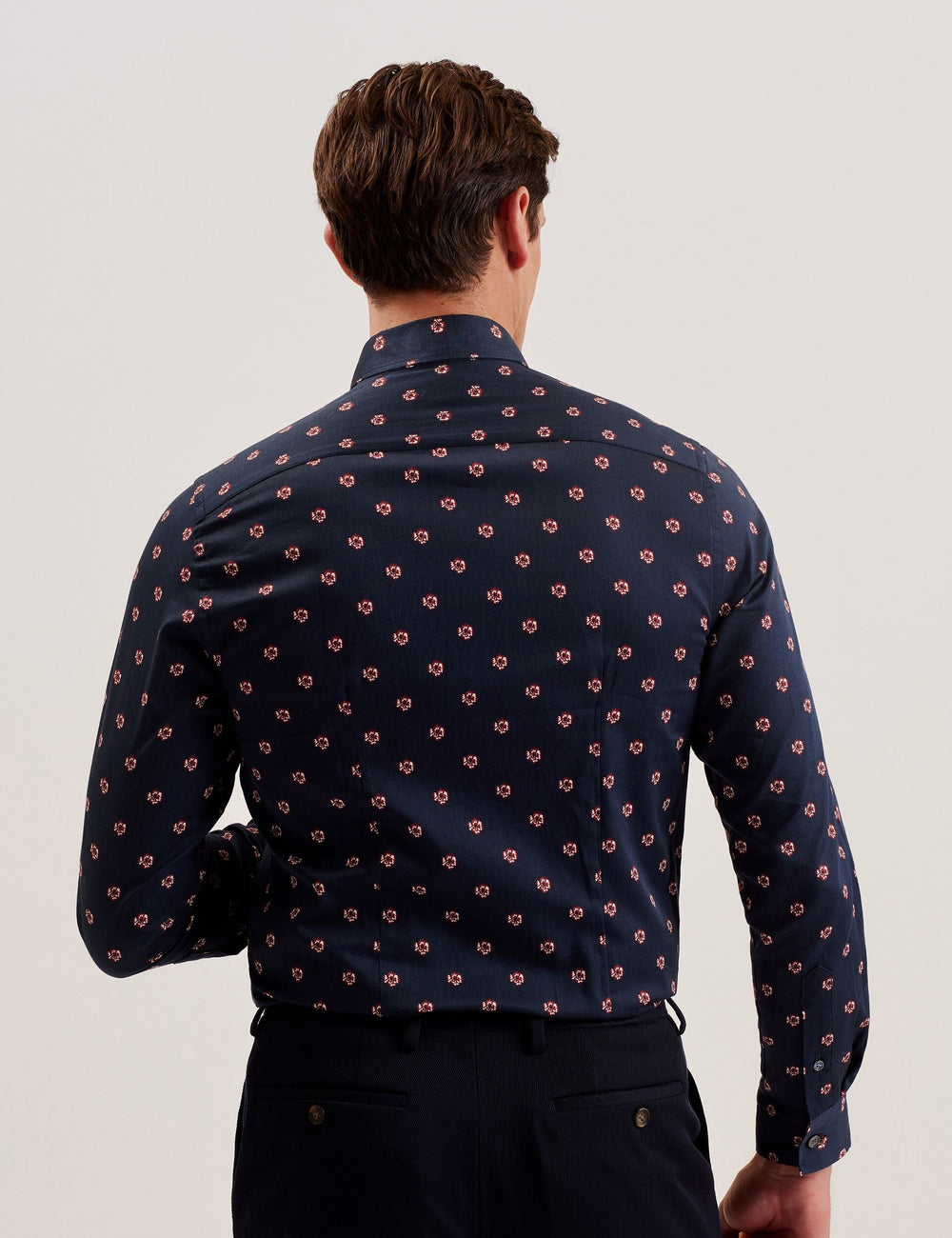 Men MIKCEAL - Floral Pattern Slim Fit Shirt - Ted Baker