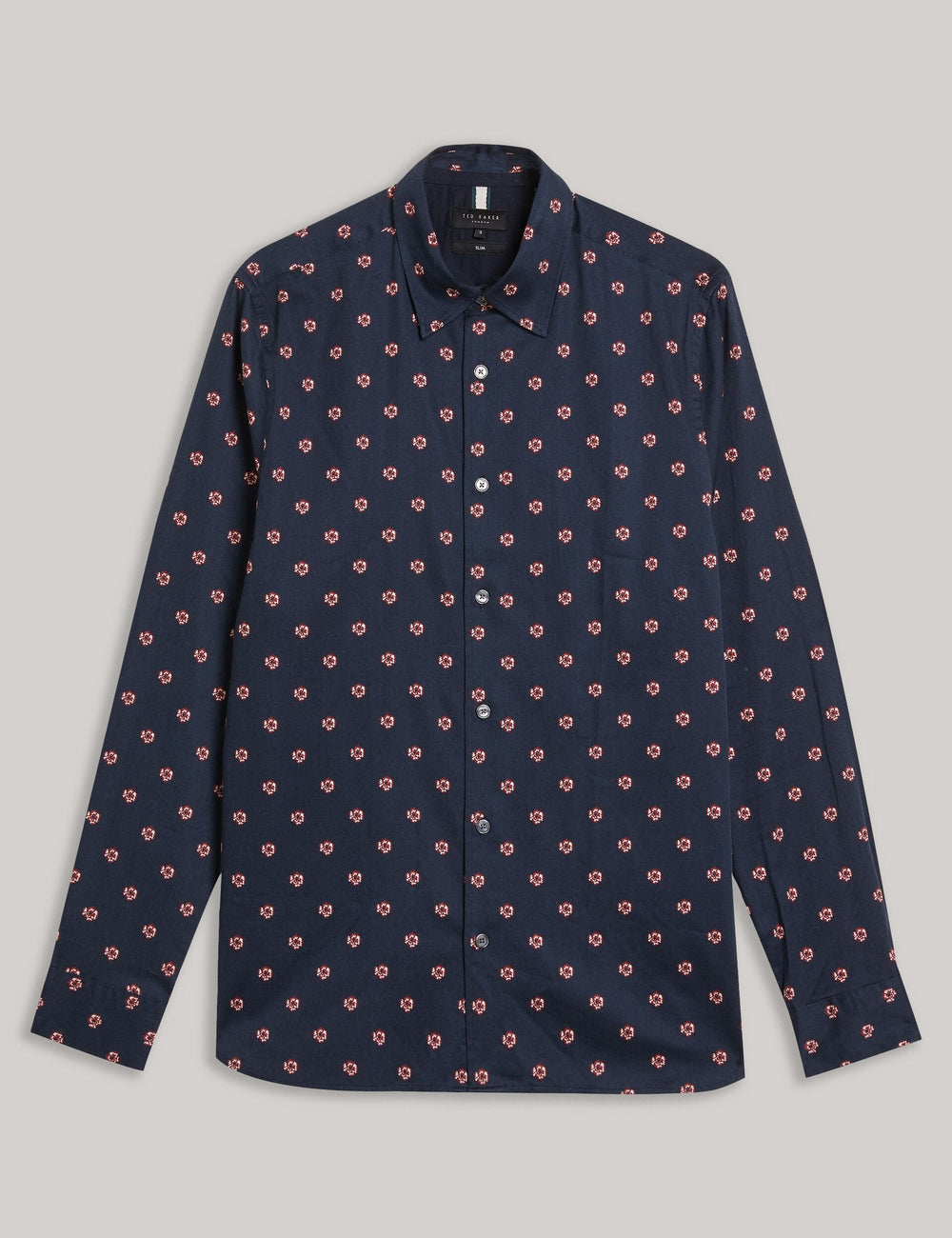 Men MIKCEAL - Floral Pattern Slim Fit Shirt - Ted Baker